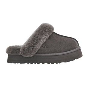 UGG Gray Slip-On Platform Slippers | Women’s Size 9